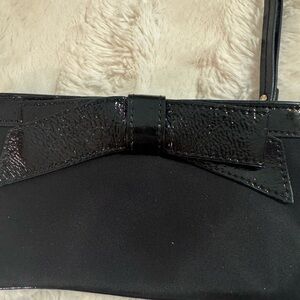Black Bow Clutch Bag- Kate Spade